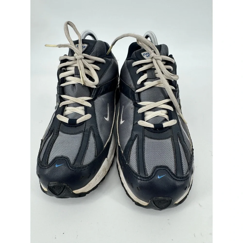 Nike Dart VI Running‎ Shoes 7Y Grey Navy Blue Athletic Sneakers 318835-041